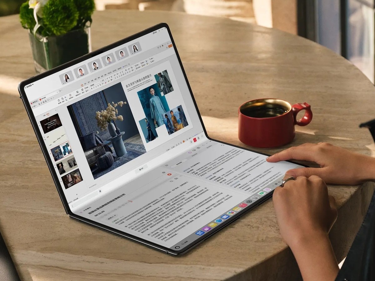   HUAWEI показала ноутбук MateBook Fold с огромным гибким экраном. Цена кусается