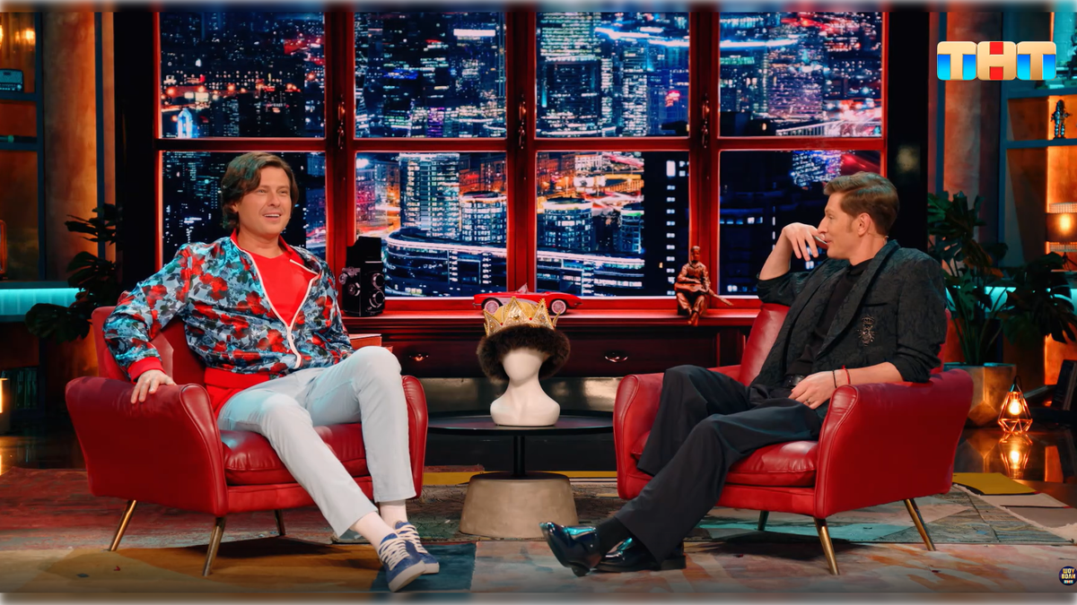 Кадр эфира телеканала ТНТ / Шоу Воли