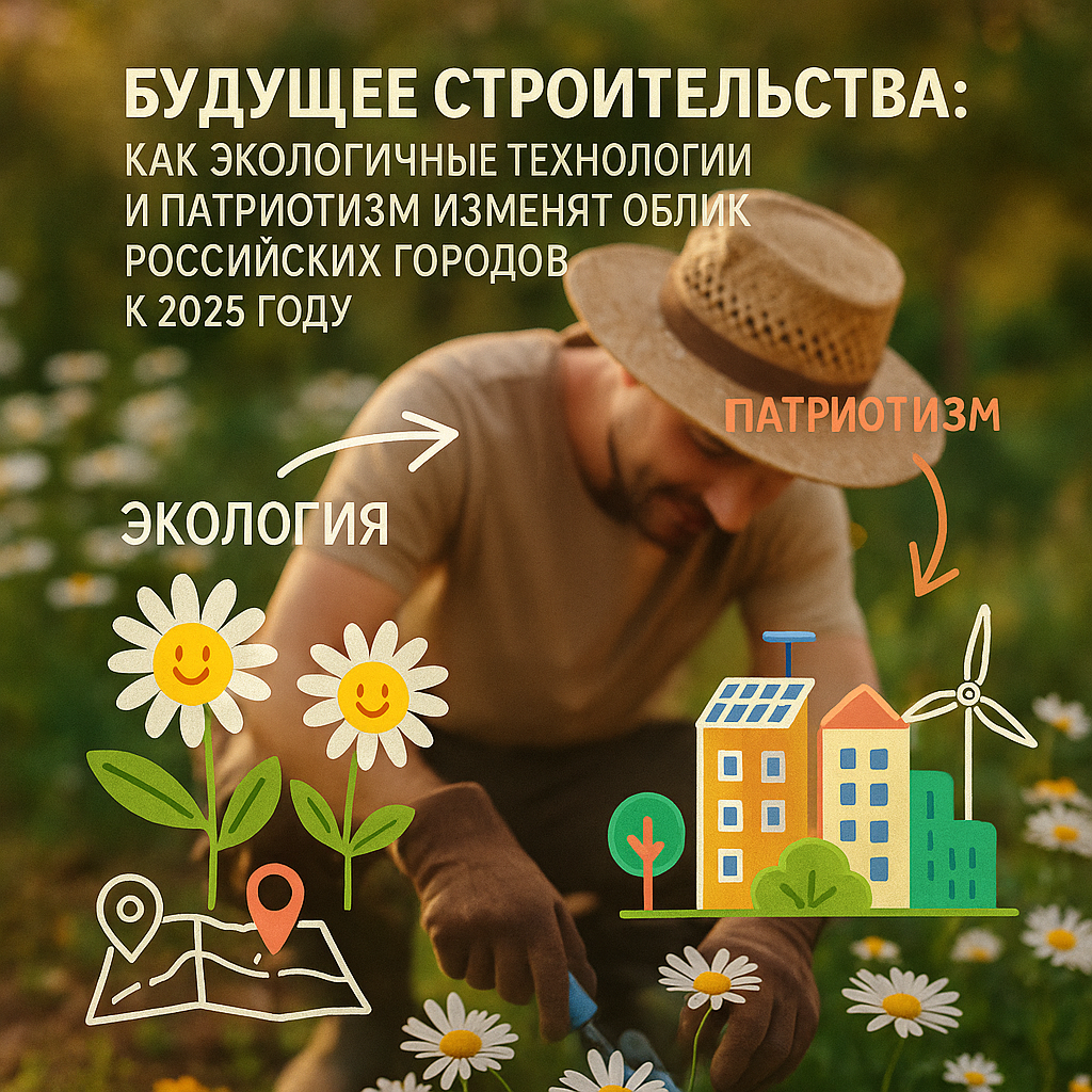    Будущее строительства: как экологичные технологии и патриотизм изменят облик российских городов к 2025 году