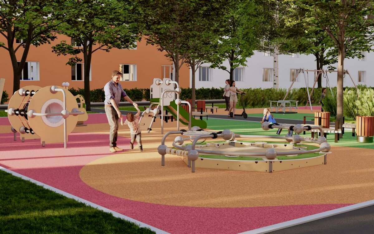 3D-визуализация для ЖК Зеленая Долина в г.Зеленодольск.