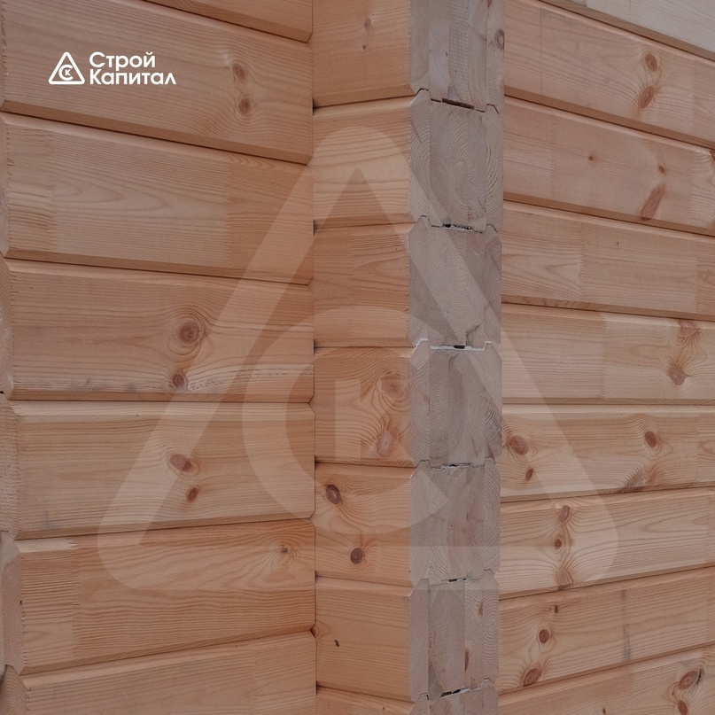 Фото с объекта, который строился из клееного бруса @dozcaital