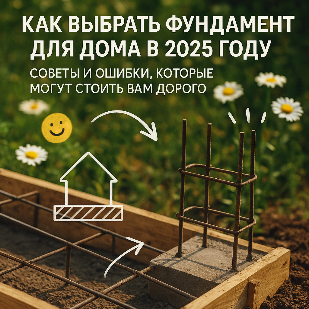    Как выбрать фундамент для дома в 2025 году: советы и ошибки, которые могут стоить вам дорого