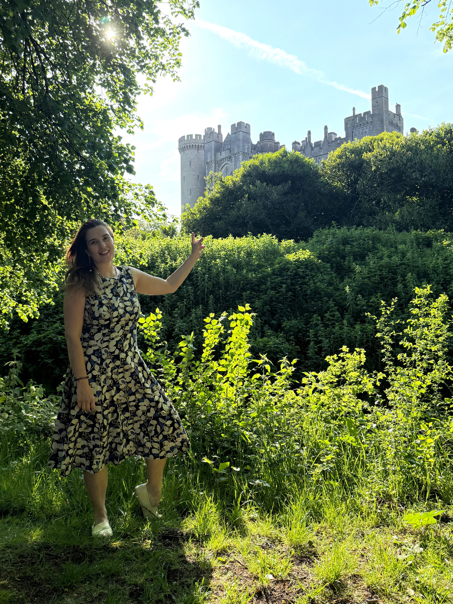 Вид на замок Арундель. Фотография из личного архива. 