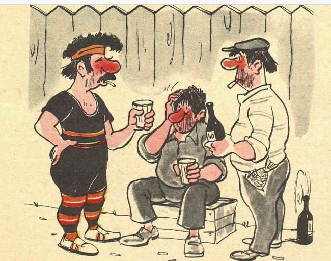 Художник Б.Савков журнал "Крокодил" №22 1986