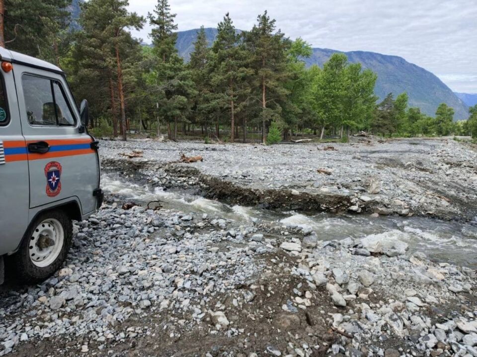   Подъем воды в районах Республики Алтай. Источник: Телеграм-канал главы Республики Алтай Андрея Турчака