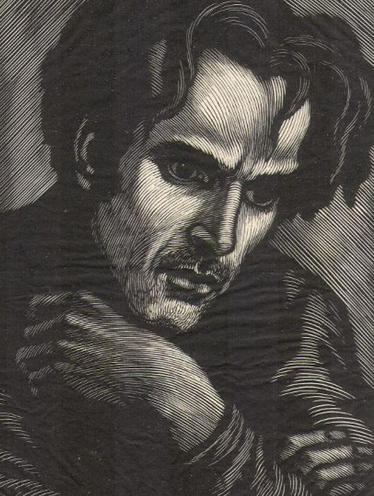 Федор Константинов. Родион Раскольников. Иллюстрация к роману Федора Достоевского «Преступление и наказание» (фрагмент). 1960. Государственный художественный музей Алтайского края, Барнаул