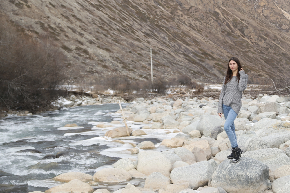 По дороге к Эльбрусу.