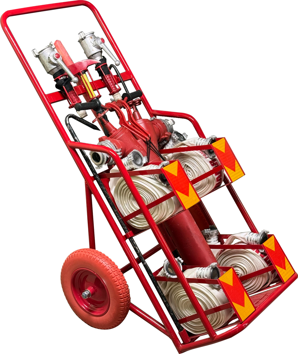 Модель «Шанс»-М – с мотопомпой, для тушения с использованием  пожарных  водоемов и емкостей 