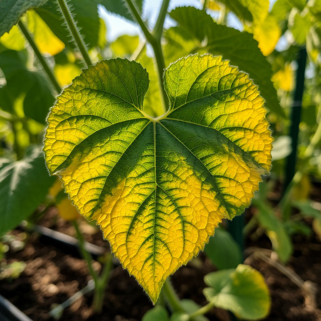 Пожелтение листьев