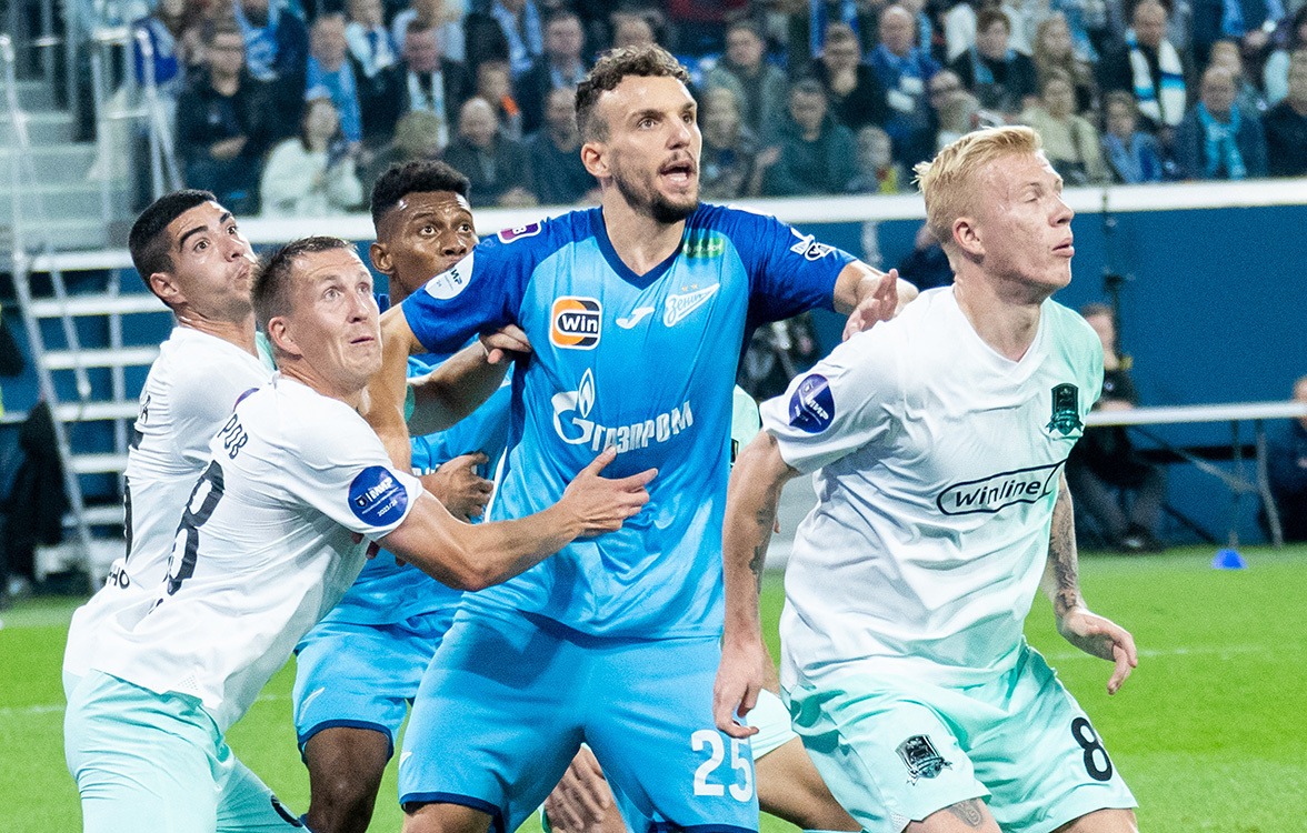 В Петербурге«Зенит» взял реванш у «Краснодара» за поражение в первом круге 0:2, выиграв 4:1, но в целом по сезону РПЛ ровнее прошла команда из южного города  