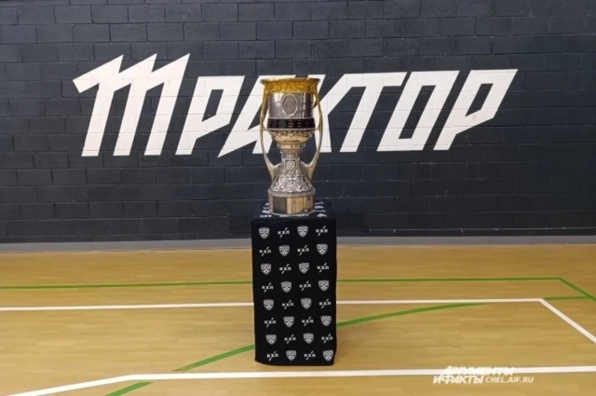    Кубок Гагарина приехал в Академию хоккея Челябинска