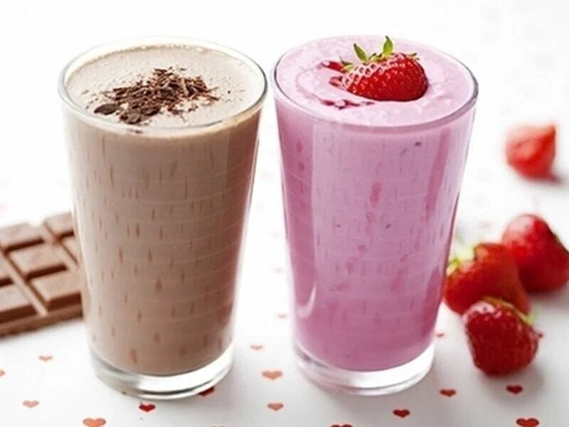 Несколько вариантов протеиновых коктейлей