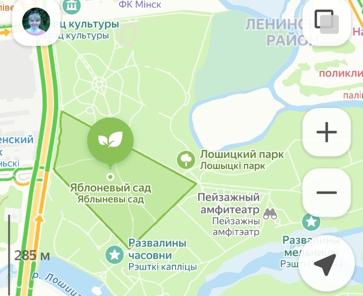 Скриншот Яндекс карты 