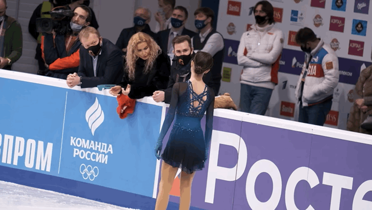 Анна Щербакова с тренерами