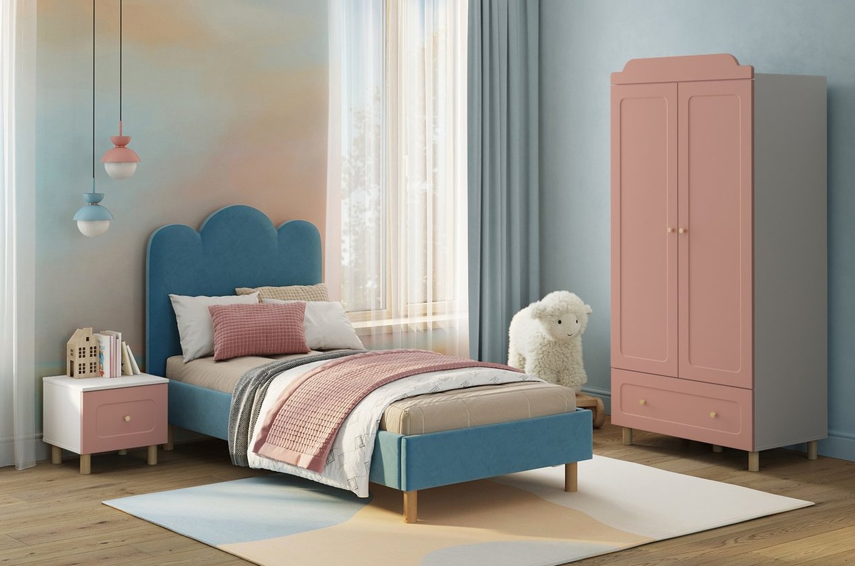 Распашной шкаф Велди-2 Coral от divan.ru