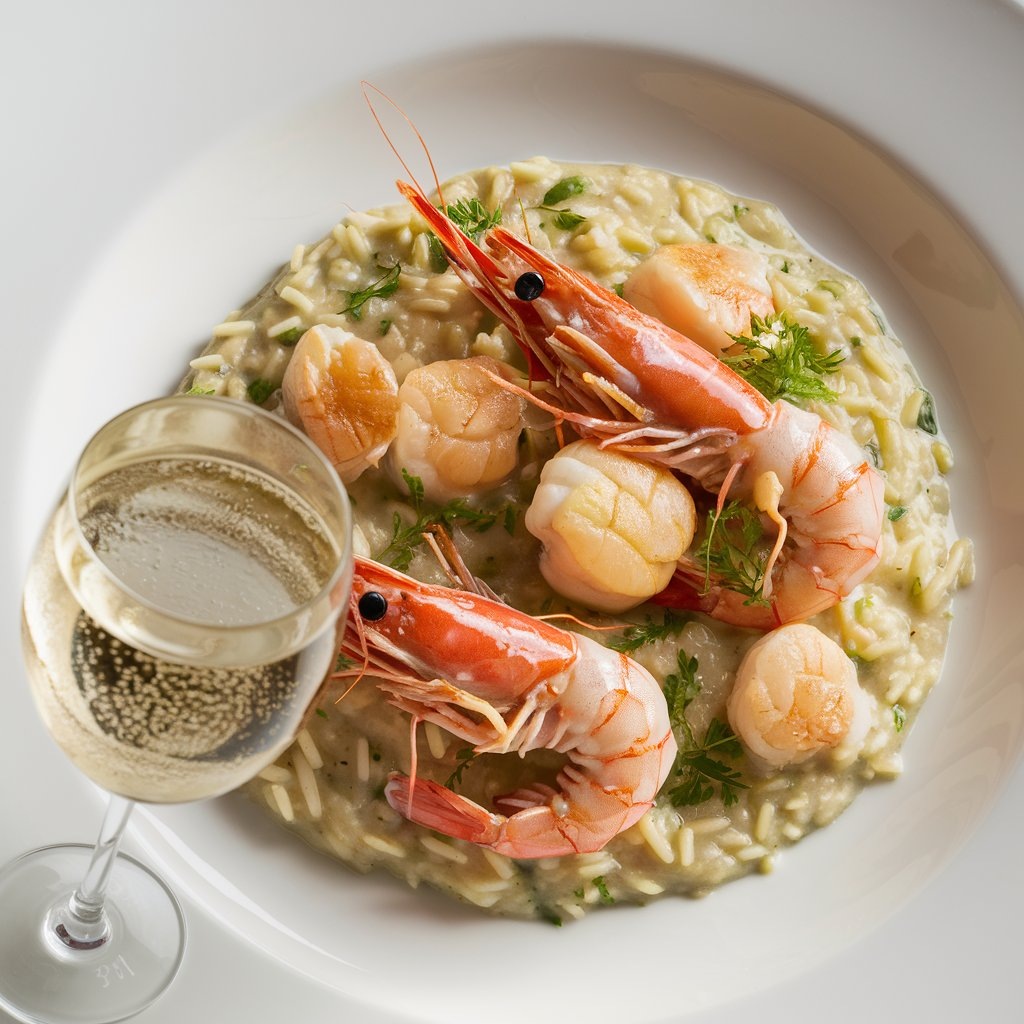 Ризотто с креветками 