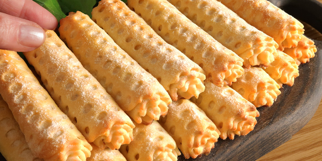 Творожное печенье! Удивительные сахарные трубочки для чая! Выпечка