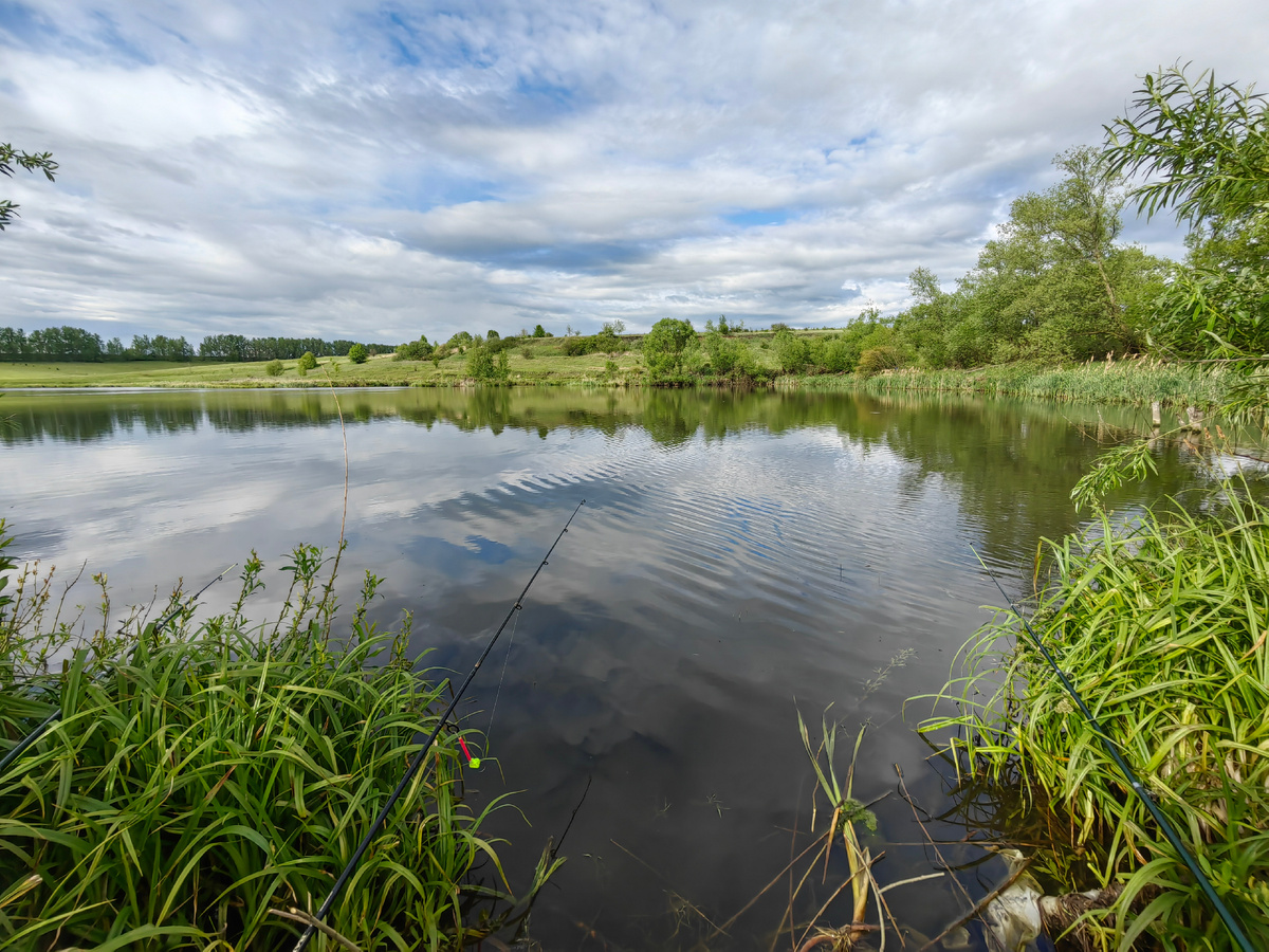 Пенькозавод - справа на фото плотина