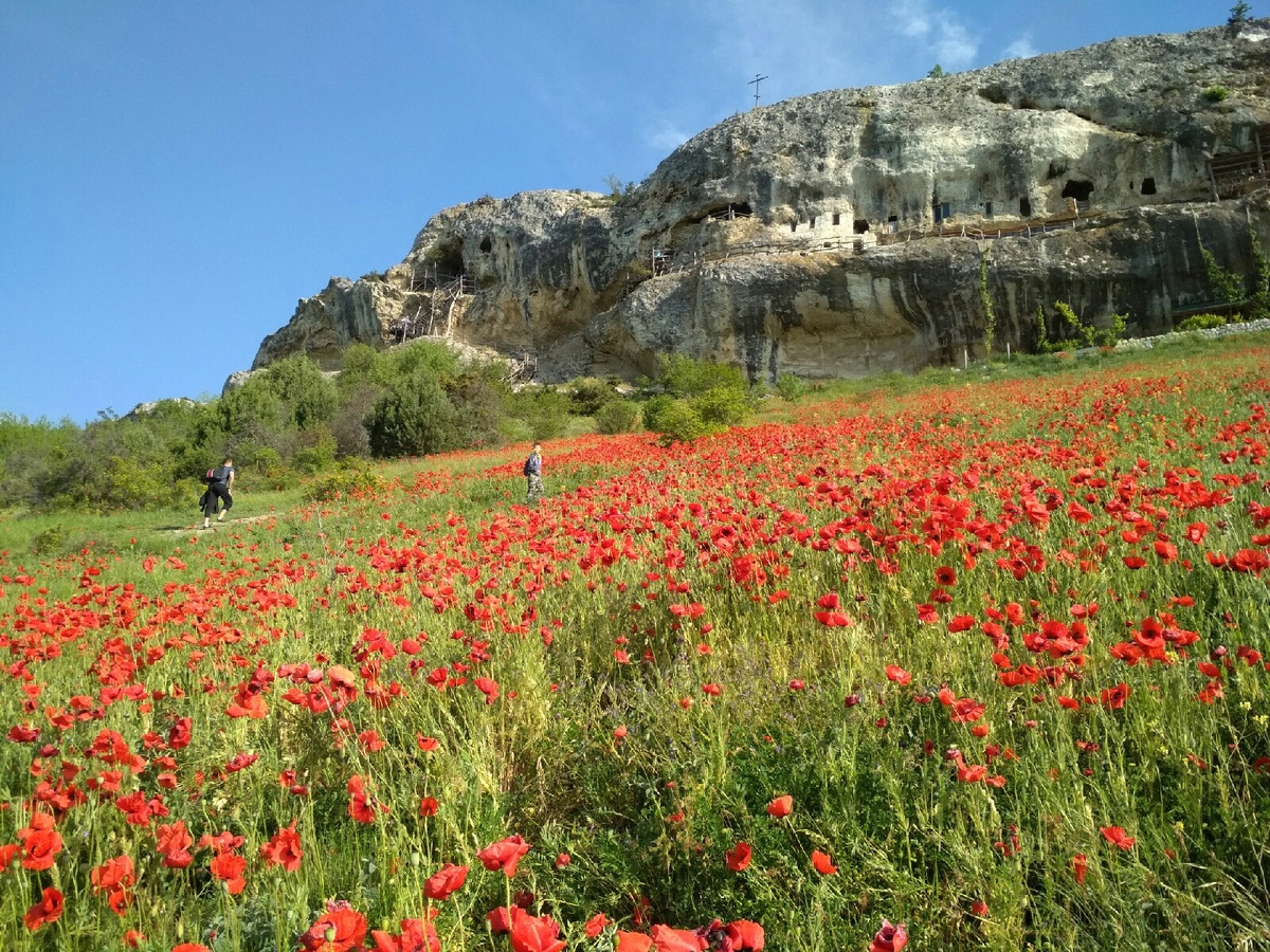 Пещерный монастырь Челтер-Мармара // Фото предоставлено монастырём Преподобного Саввы Освященного