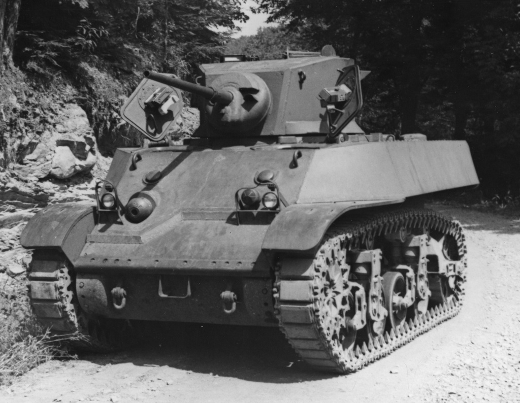 Опытный образец переделывался из серийного M3A1.