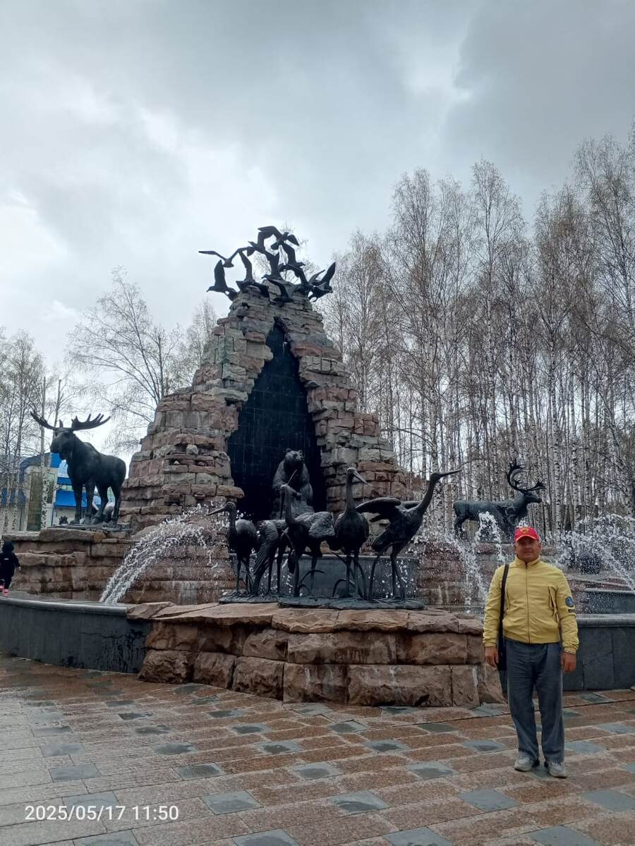 Красивый фонтан ! 