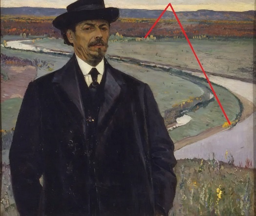 Нестеров. Автопортрет. 1915.