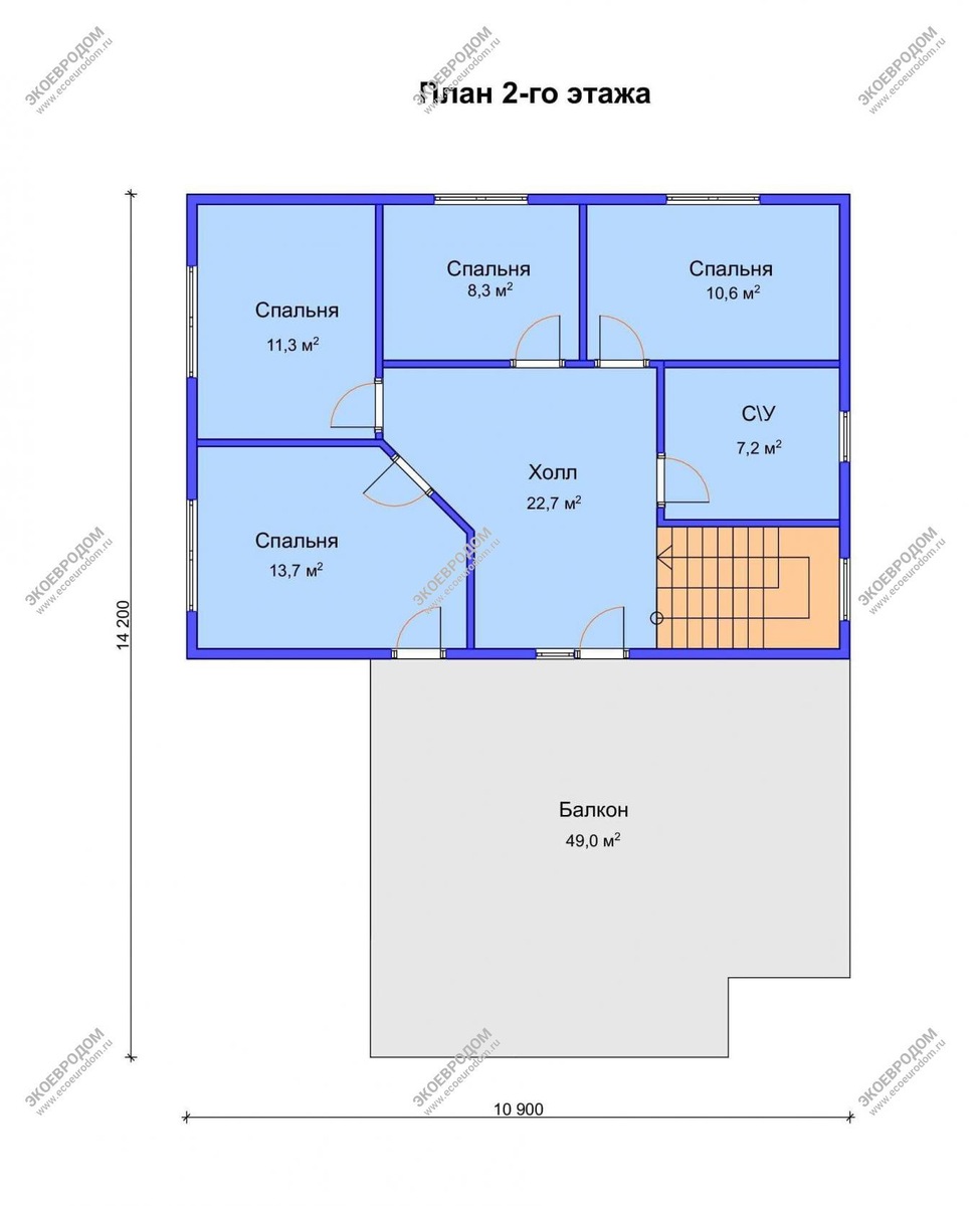 План 2-го этажа