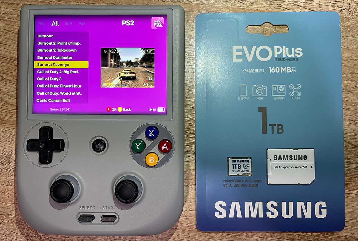 Теробайтная карта с играми для Анберника