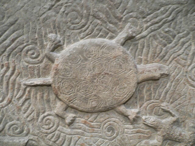 Шумерский барельеф черепахи. Музей Лувр.