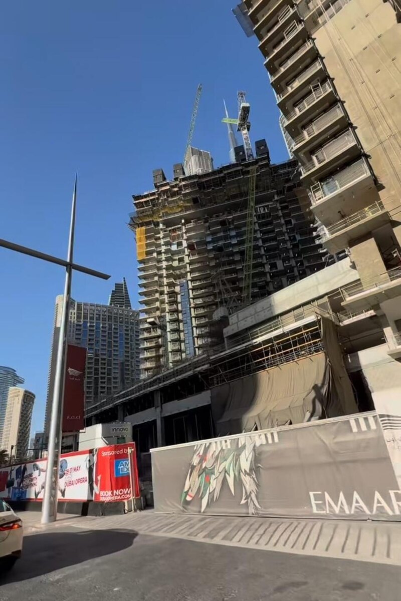    Дом в Дубае, в котором находится квартира Ксении Бородиной Соцсети