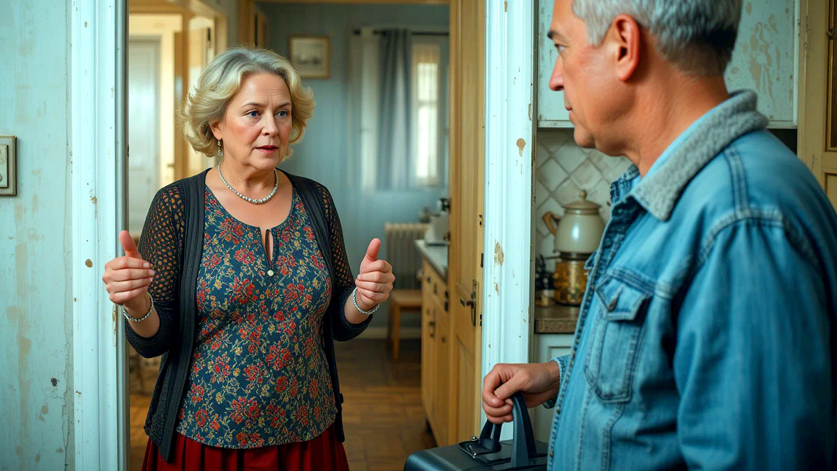 — Я уезжаю — сказал он. — А ты подумай, как будешь жить одна.