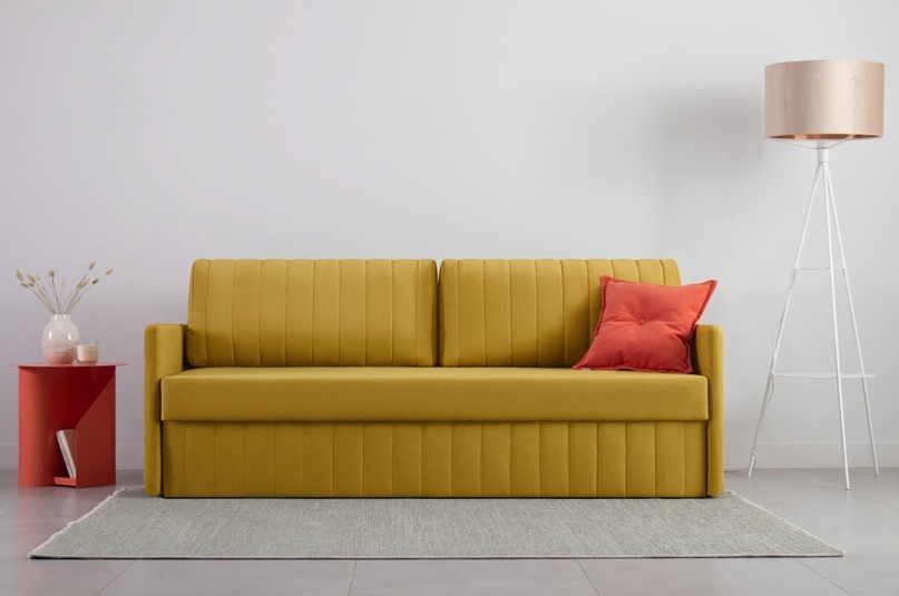 Этот диван не просто красивый, он еще и невероятно удобный: Компактные размеры: 205х105х63 см (ш.гл.в) – легко впишется даже в небольшое пространство. Просторное спальное место: 190х143 см – обеспечит комфортный сон. Надежный механизм "Тик-Так": превращает диван в кровать одним
движением.Комфорт в каждой детали: Наполнитель ППУ и независимый пружинный блок гарантируют оптимальную поддержку и расслабление. Горчично-желтый цвет "Актив 12" добавит тепла и уюта в ваш интерьер, а также прекрасно сочетается с различными стилями – от скандинавского мини
мализма до лофта. 💛💰 Приятная цен
а: Всего 42 550 руб.✅ В наличии!