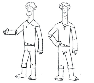 Фрола от Ивана отличает большой нательный крест поверх рубахи
