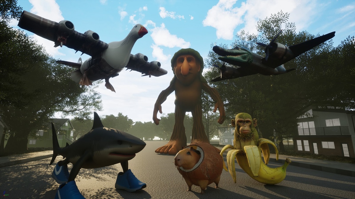 На скриншоте — лишь часть персонажей, который будут представлены в Bombardiro Crocodilo: Italian Brainrot Simulator