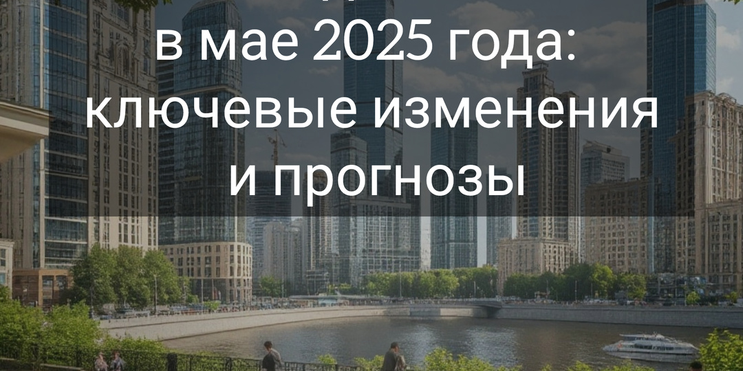Рынок недвижимости в мае 2025 года: ключевые изменения и прогнозы