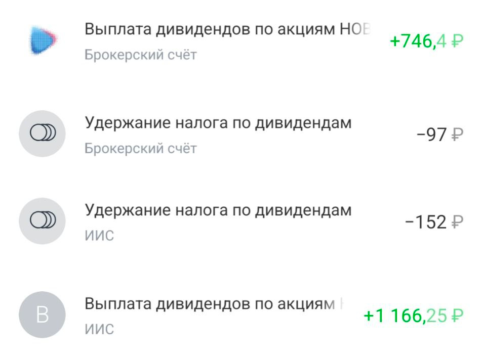 дивиденды от Новатэк