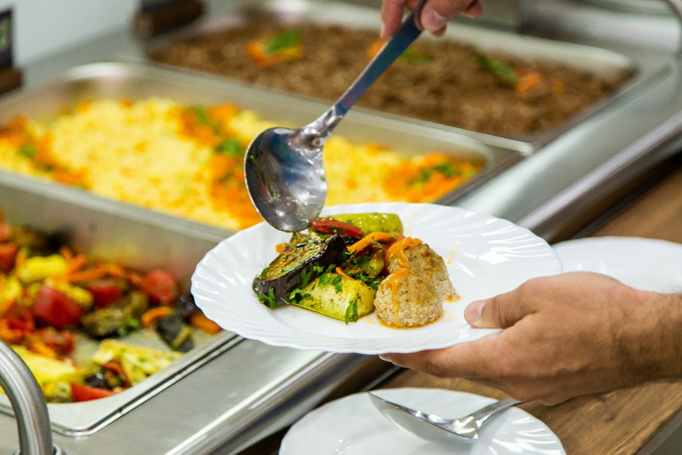 обед в отеле