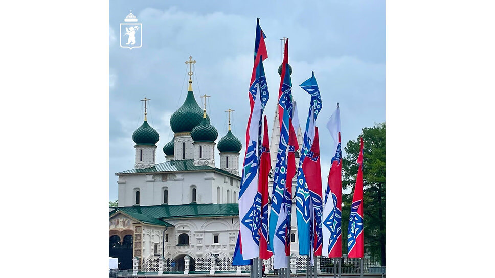 Украшение на Советской площади.📷Фото: мэрия Ярославля