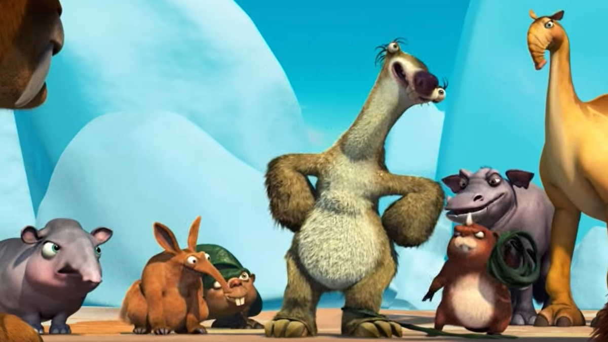 Столько "носатиков" в мультике: тапир, муравьед, макраухения. Почему-то немного обидно за сайгаков