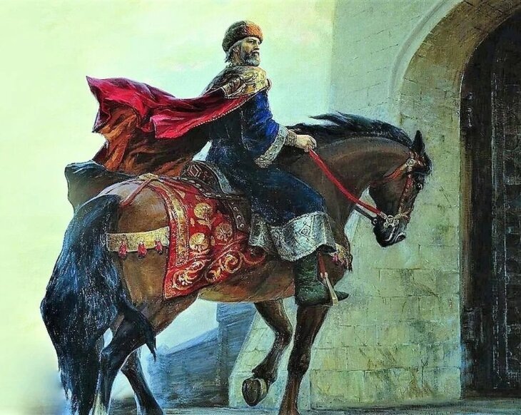     Великий князь всея Руси Владимир Мономах. Картина Константина Мирошника и Натальи Кургузовой-Мирошник.