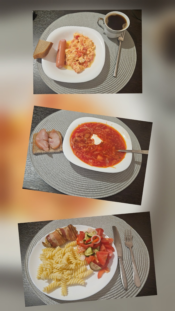 Вчерашние тарелочки. 