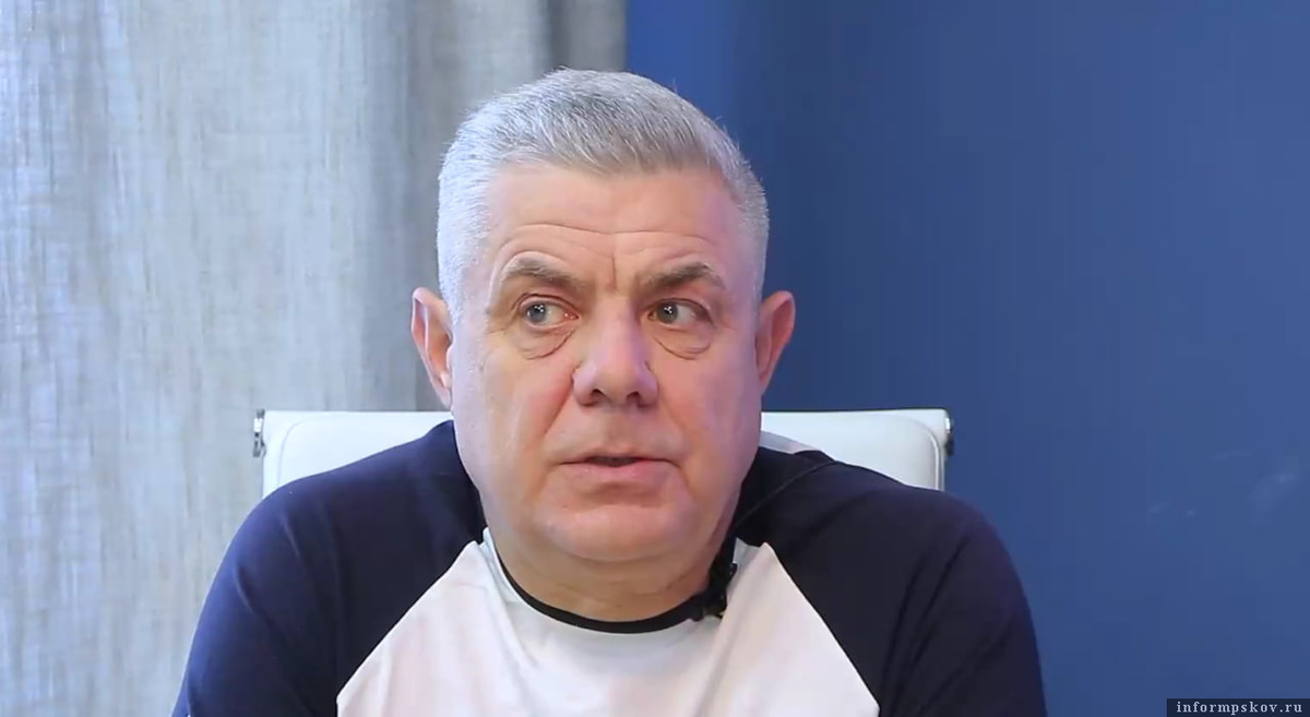 Андрей Кротов. Скриншот: телеканал «Первый Псковский»