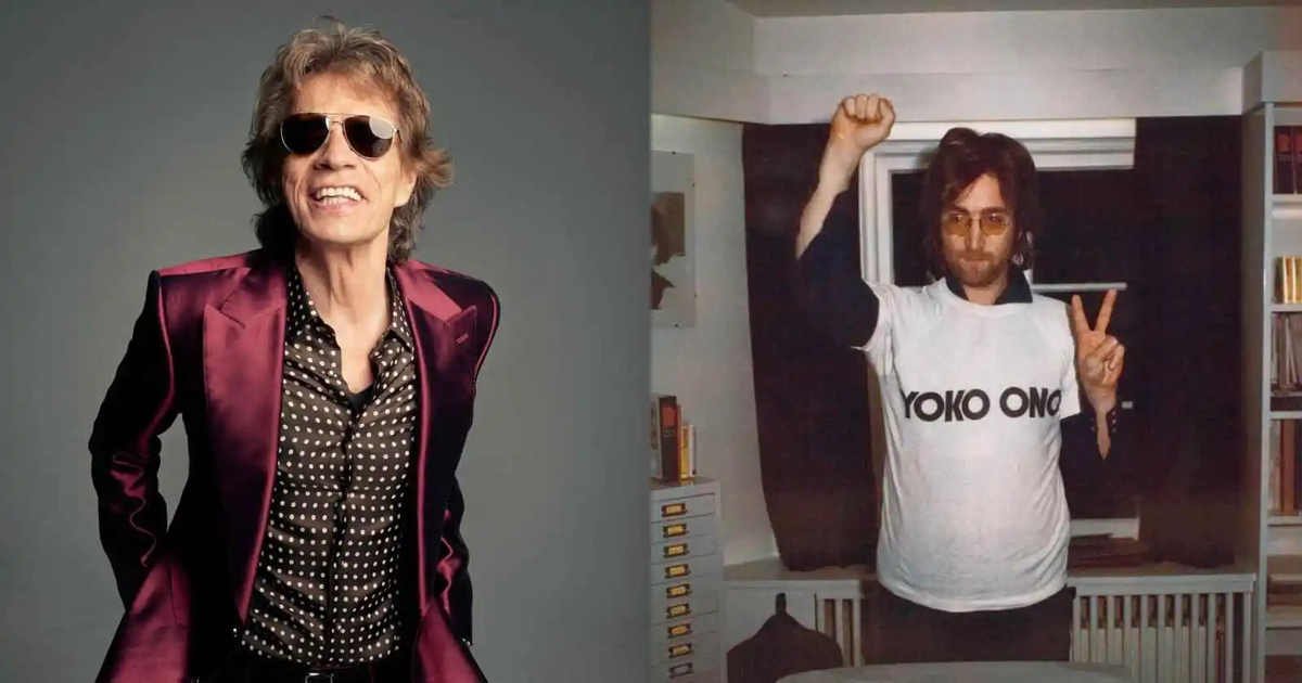 Мик Джаггер и Джон Леннон