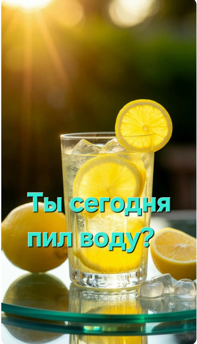 Лимон, лёд, утро