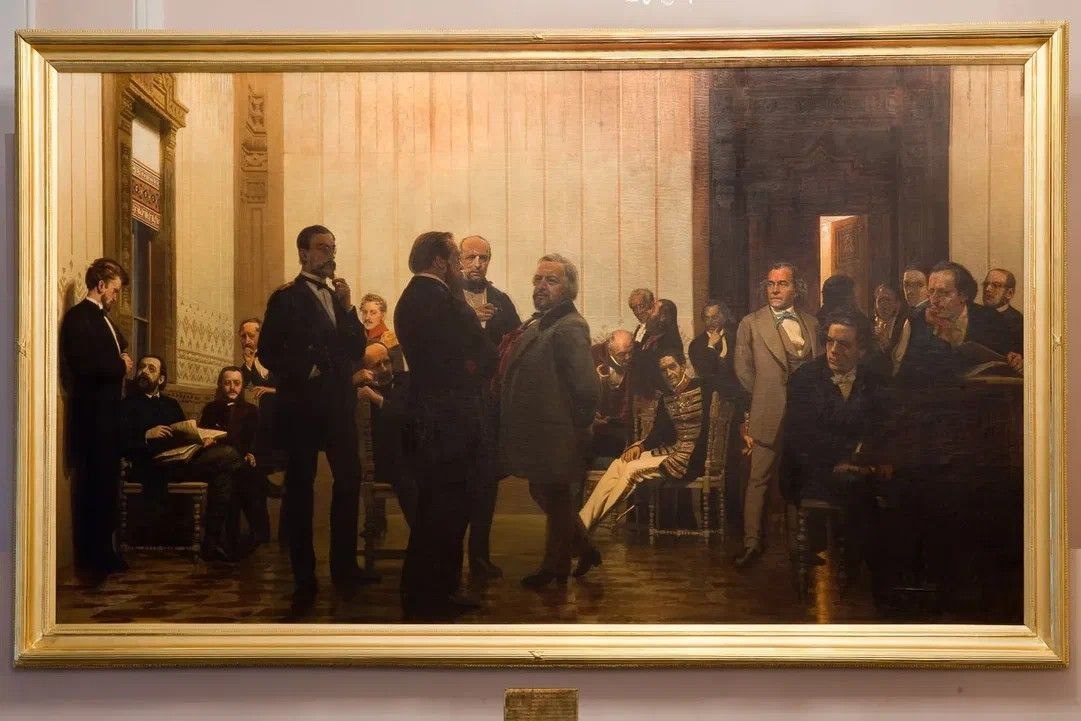 Картина Репина «Славянские композиторы», фотография из открытых источников Яндекса