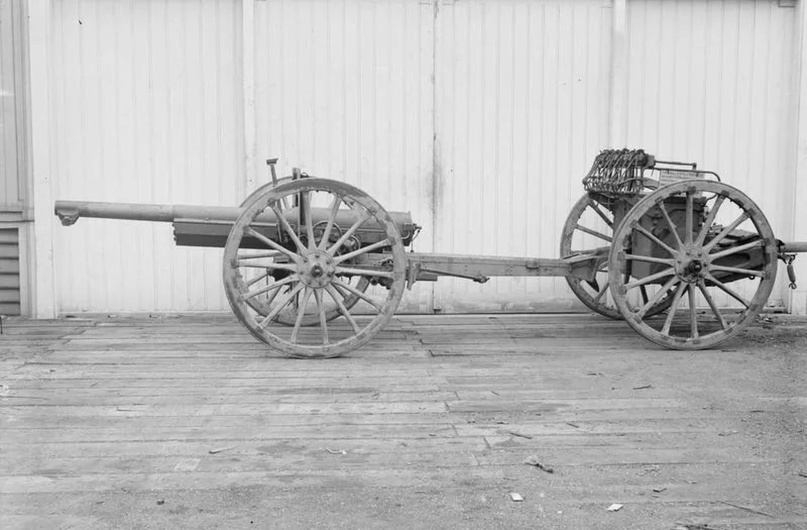 75-мм пушка образца 1897 г. с передком