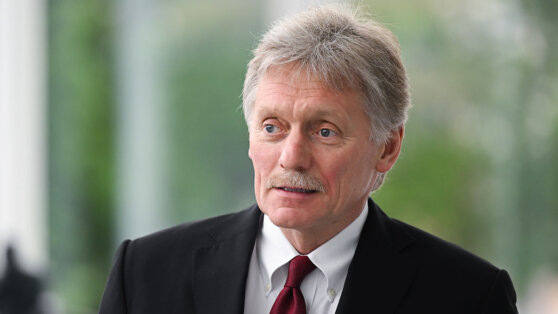    У РФ и США есть защищенный канал связи для обсуждения чувствительных вопросов – Песков © Григорий Сысоев/POOL/ТАСС