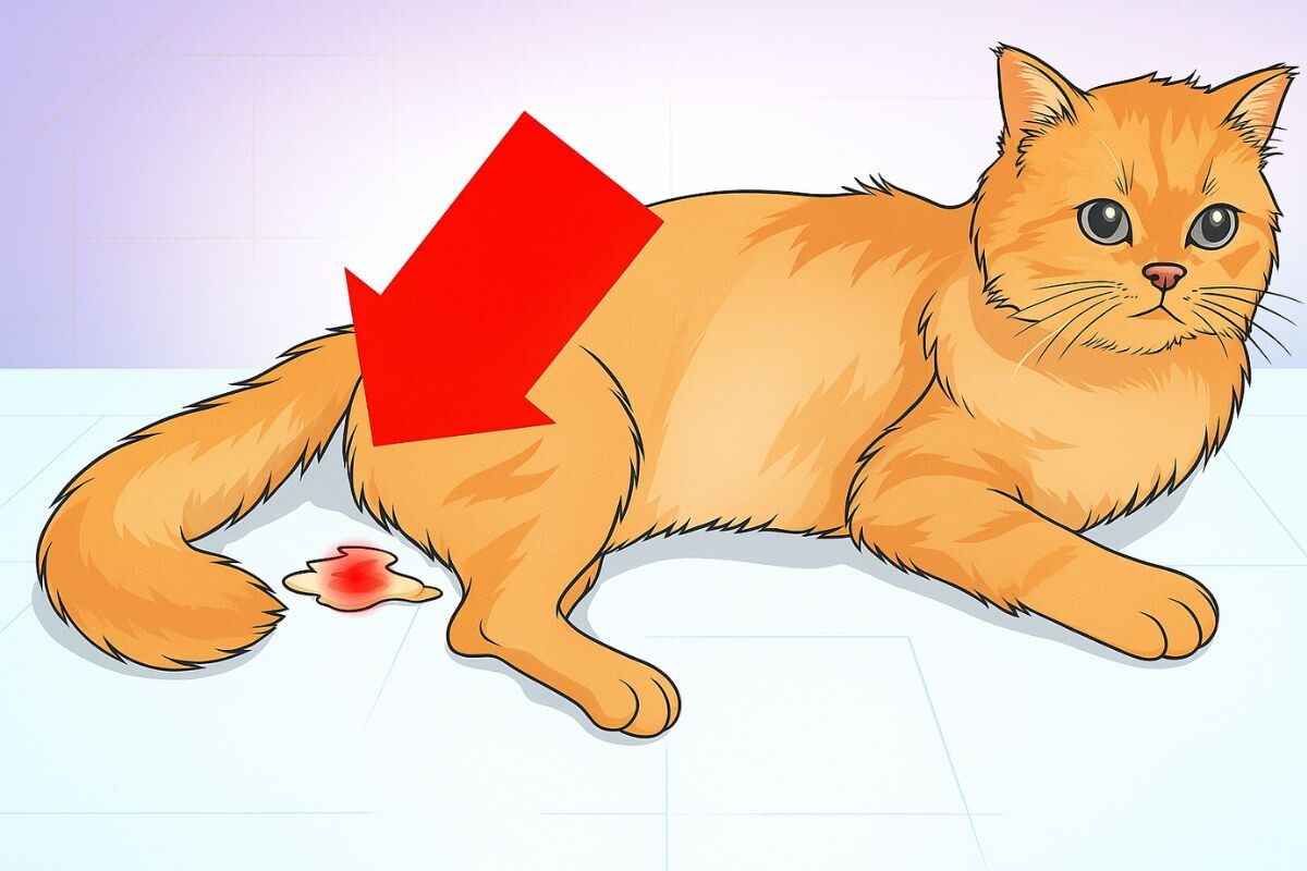 Выделения из петли у кошки