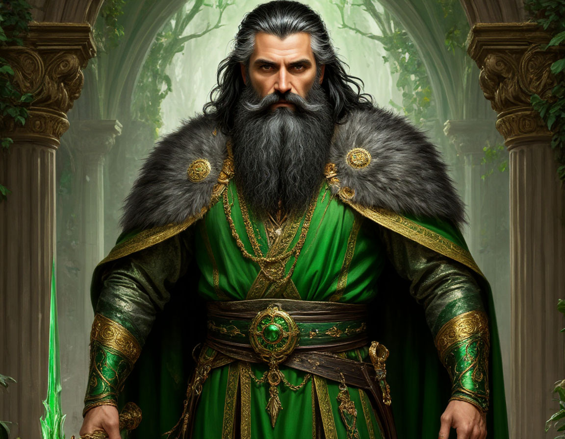 Оберон. Иллюстрация, созданная нейросетью по мотивам моего запроса