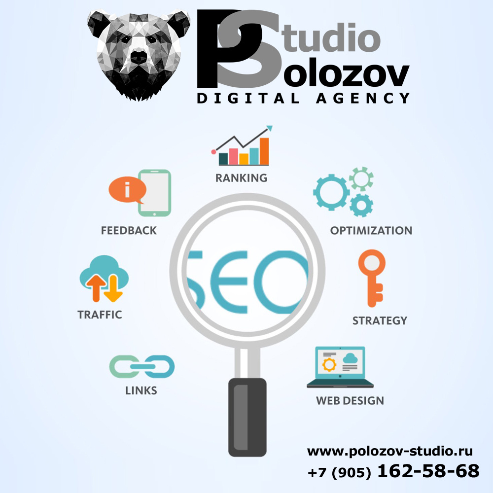 SEO продвижение сайтов в США от DIGITAL AGENCY POLOZOV-STUDIO